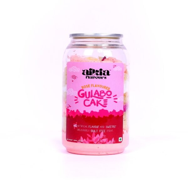 Rose Gulabo Cake (Combo) - Image 2